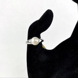 Nomination Pearl and Sterling Silver Ring Size 7